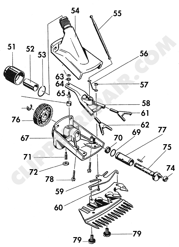 Aesculap GT394 Shear diagram #2