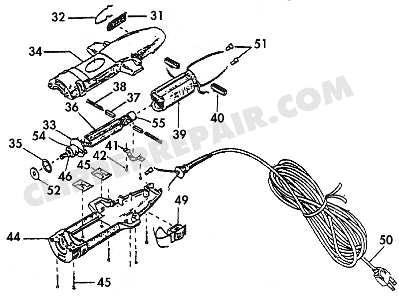 Oster EW311A 2/1/2 diagram (large) #2