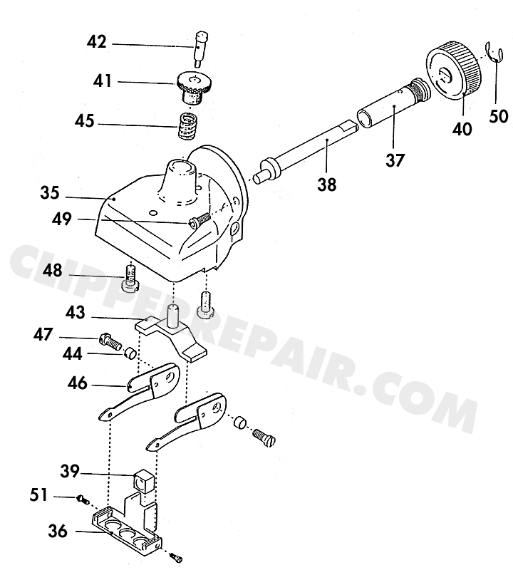 Andis Handy Clipper diagram (large) #2