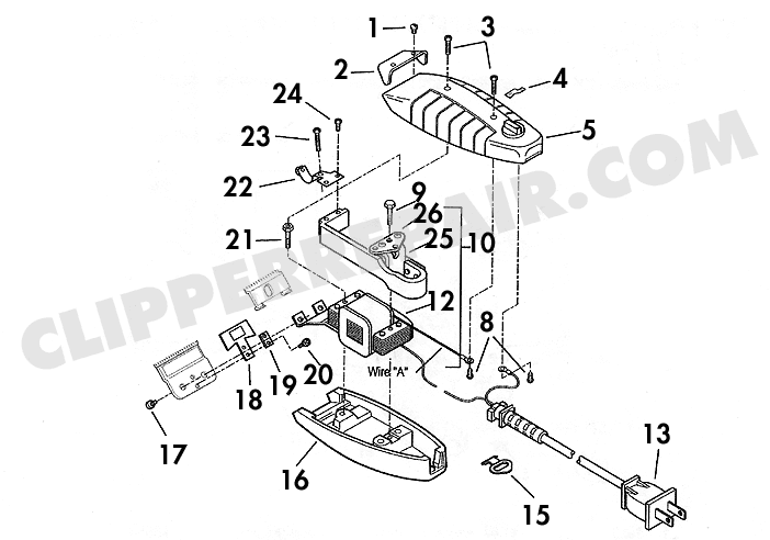 Andis (GO) Gold Outliner diagram (large) #1